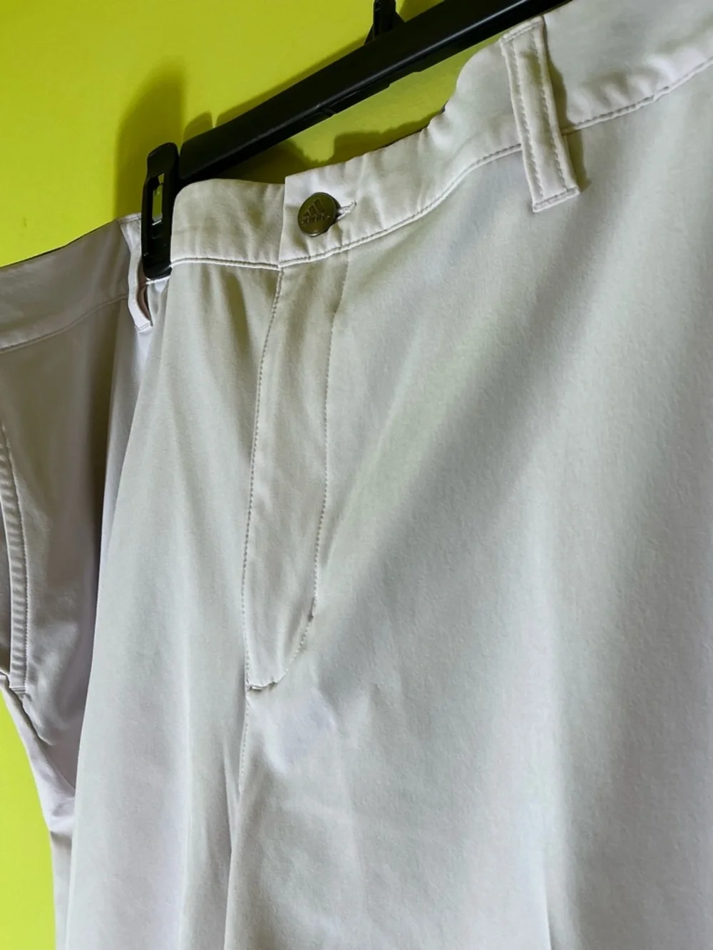 Adidas white golf shorts